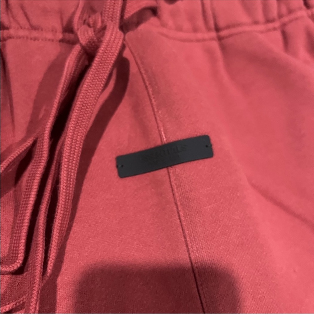 Fear of God Essentials Maroon set top and bottom - Picture 6 of 9